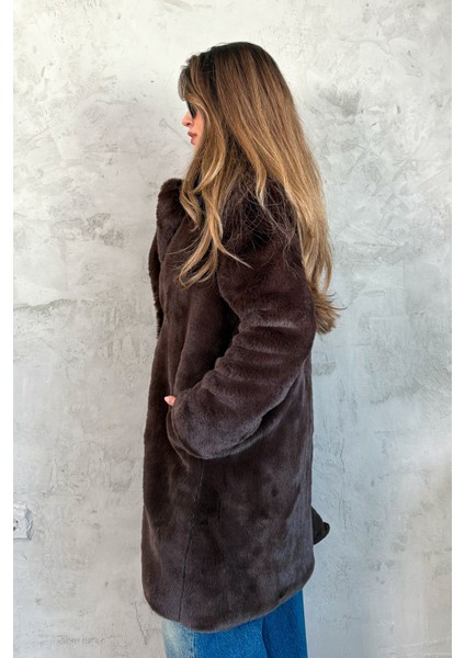 Kadın Uzun Kürk Kaban 99451 fiyatları