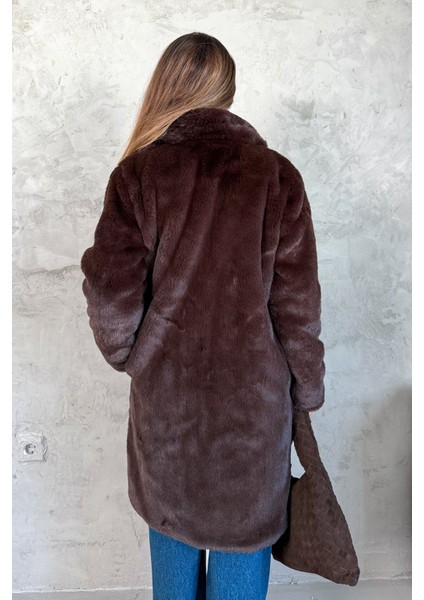 Kadın Uzun Kürk Kaban 99451 modelleri