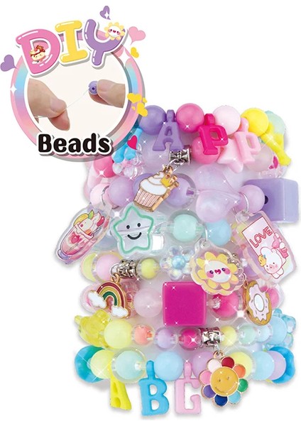 Pasta Şeklinde Hediye Kutulu Takı Bileklik Boncuk Dıy Seti fiyatları