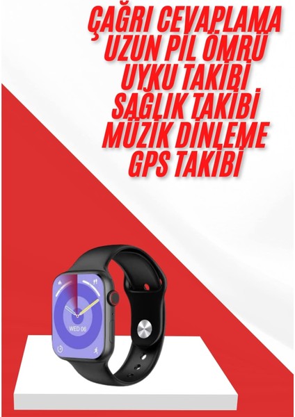 Yeni Nesil Akıllı Saat ve Kulaklık Seti Gümüş Kasa Zarif Tasarım Çok Fonksiy - MCT5327-7619 fiyatları