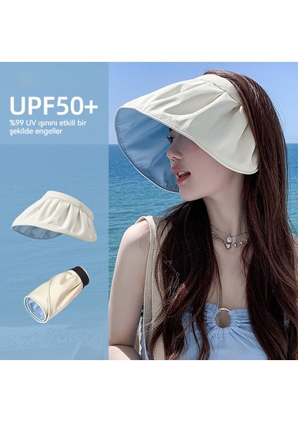 Güneş Koruyucu Katlanabilir Kabuk Şapka Kadın Modeli (Yurt Dışından) fiyatları