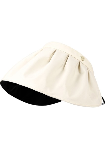 Güneş Koruyucu Katlanabilir Kabuk Şapka Kadın Modeli (Yurt Dışından)