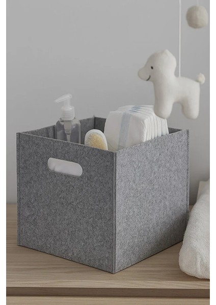 Çok Amaçlı Kullanım Keçe Organizer Dolap Içi Düzenleyici Saklama Kutusu Sepet