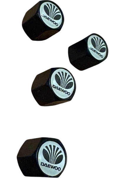 Logolu Siyah Beyaz Metal 4 Adet Sibop Kapak modelleri