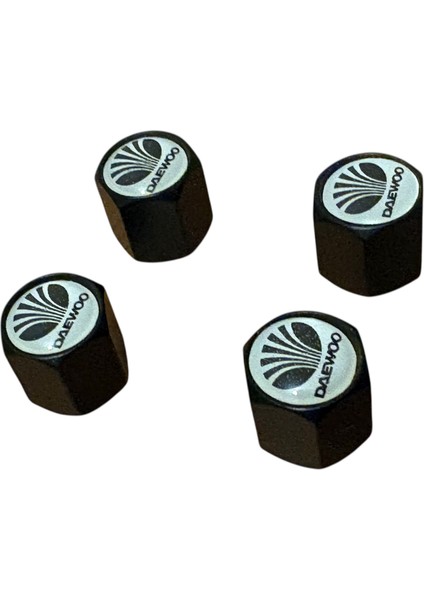 Logolu Siyah Beyaz Metal 4 Adet Sibop Kapak fırsatları