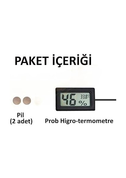 Nem Ölçer Termometre Problu Nem Ölçer Termometre Kuluçka Makinası Için Termometre Nem Ölçer indirimleri