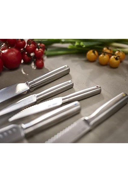 Joseph Elevate - Çelik Bıçak Atlıkarınca 5 Parçalı Set, Döner Paslanmaz Çelik Bıçak Bloğu, Japon Paslanmaz Çelik Bıçaklar, Parmak Izine Dayanıklı Kaplama ve Kaymaz Taban, Mutfak Aksesuarları indirimleri