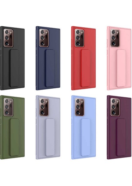 Galaxy Note 20 Ultra Kılıf Nxxa Qstand Kapak-Lila modelleri