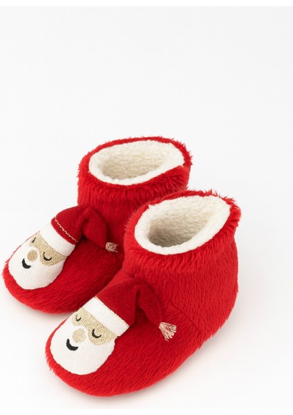 Kaydırmaz Taban, Organik, Pamuk Astarlı, Terletmez, Üşütmez Yılbaşı Temalı Bebek Panduf fiyatları