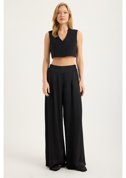 Bol Kesim 2 Cepli Pantolon