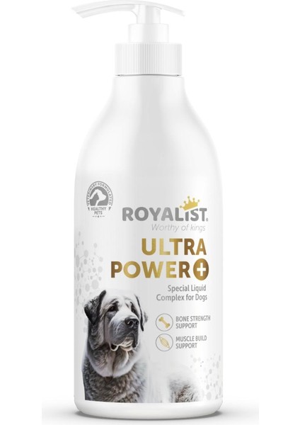 Ultra Power+ | Köpekler Için Özel Sıvı Kompleks 500ML – Kemik ve Kas Desteği