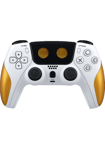 Play x Kablosuz Oyun Kolu Beyaz-Siyah Gamepad– Çift Titreşimli, Uzun Batarya Beyaz-Sarı, Ps4 / Pc / Ps5 ( Kısmı Uyumlu )