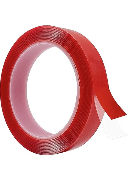 Çift Taraflı Bant Şeffaf Silikonlu Su Geçirmez Akrilik Montaj Bandı Çerçeve Resim Montaj Bandı (20MMX5METRE)