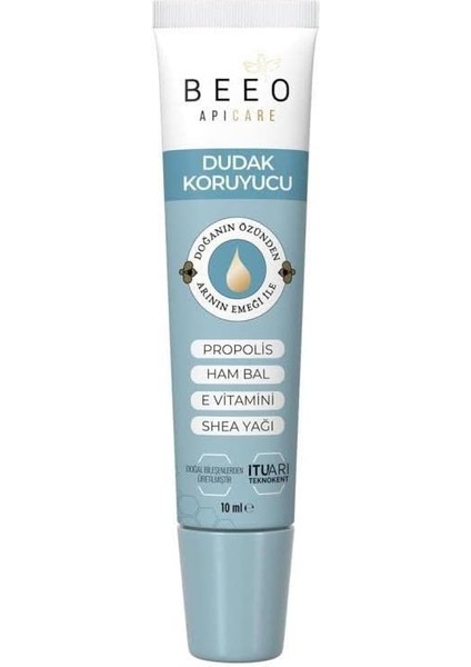 Bee'o Apicare Propolisli Ham Ballı Dudak Koruyucu, 10 ml