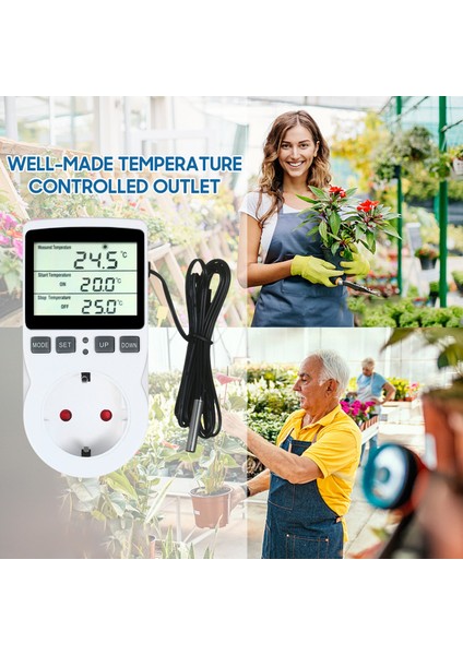 Dijital Termostat LCD Fiş Isıtma Soğutma Sensörlü Zamanlayıcı Teraryum Akvaryum Tianzerun (Yurt Dışından) fiyatları