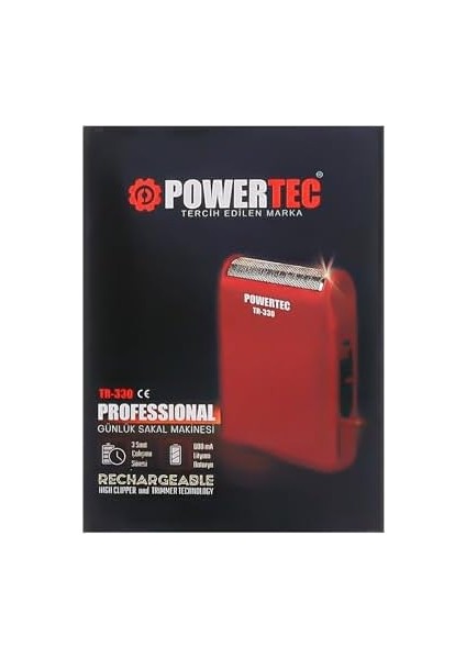 Powertec TR-330 Günlük Sakal Makinesi modelleri