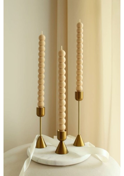 Şamdan Mum 3’lü Set