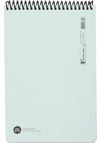 Color Hisli Şeyler 'kimseleri Çekemem' Çizgili Üstten Spiralli Defter, A5, 80 Yaprak fiyatları