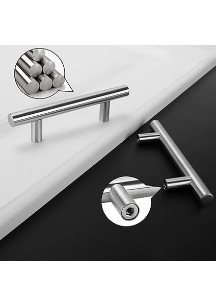 Adet Pürüzsüz 128 mm Inox Metal Dolap Dolabı Mobilya Mutfak Çekmece Kapak Kulbu Kulpu Kulpları fırsatları