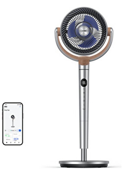 Turbopoly Vantilatör 1,5 W Ayaklı Uzaktan Kumandalı ve Yüksek Performanslı