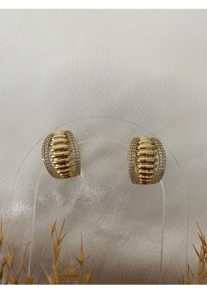 Taşlı Xupıng Çelik Küpe fiyatları