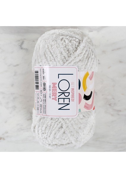 Loren Mery Gri El Örgü Ipi - M407 - 34314