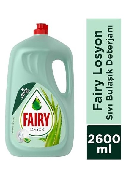 Fairy Losyon Sıvı Bulaşık Deterjanı 2600 ml Aloe Vera Kokulu modelleri