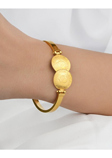 22 Ayar Çeyrekli Kelepçe Bilezik 13 gr Yatırım Amaçlı Şık Tasarım fırsatları