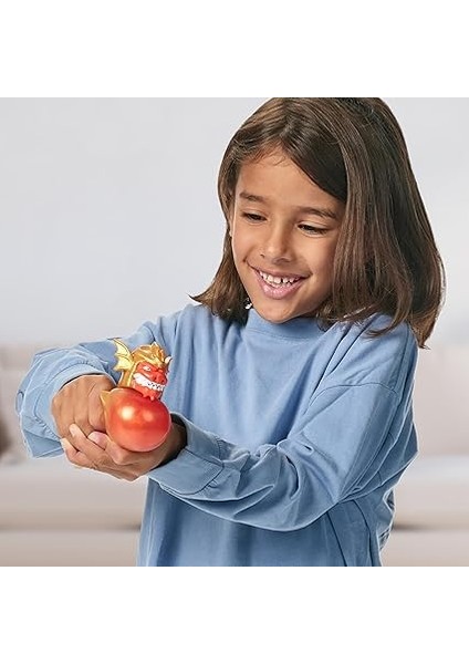 Of Goo Jit Zu Stretch Strikers Kahraman Paketi, Esnek Aksiyon Figürü Blazagon, Benzersiz Yapışkan Dolgu, Boyutlarının 3 Katına Kadar Uzanır, Tüm Yumuşacık, Esnek fırsatları