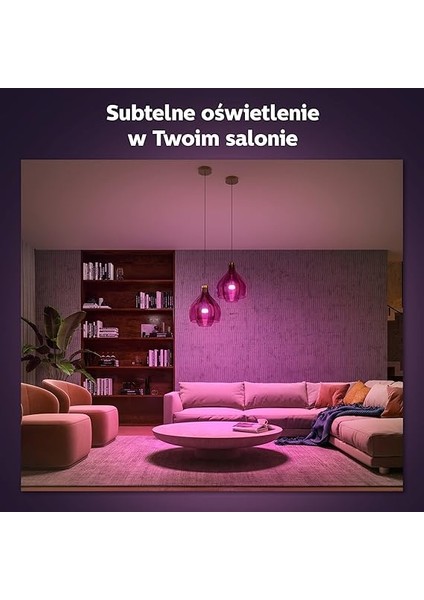 Hue Wca 9-75W Renkli Akıllı LED Ampul Başlangıç Seti, 3'lü, Akıllı Butonlu, E27, Bluetooth Özellikli modelleri