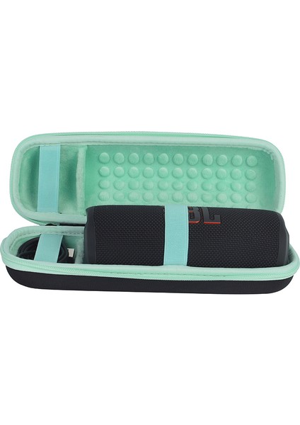 Flip 6/flip 5/flip 4 Taşınabilir Darbeye Dalı Taşıma Çantası Bluetooth Uyumlu Hoparlör Saklama Çantası - Siyah/yeşil (Yurt Dışından) modelleri