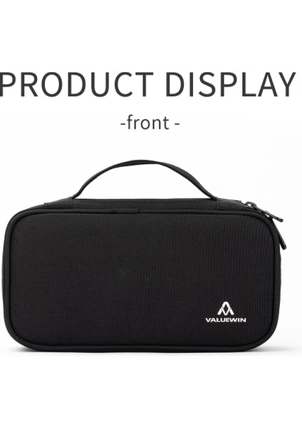 Valuewın MD089 Dijital Aksesuar Çantası, Veri Kablosu, Taşınabilir Şarj Cihazı, Saklama Kutusu, Telefon, Fare Taşıma Çantası, Boyut: S - Siyah (Yurt Dışından) indirimleri