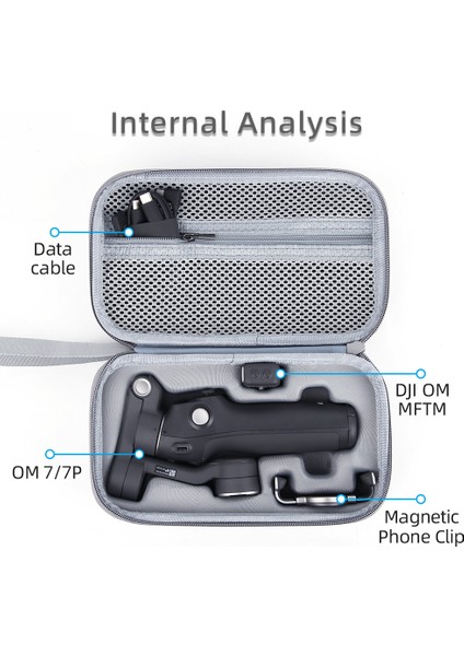 Djı Osmo Mobile 7 Pro / Mobile 7 Sabitleyici Taşınabilir Saklama Çantası Darbeye Dalı Eva Taşıma Çantası - Gri (Yurt Dışından) indirimleri