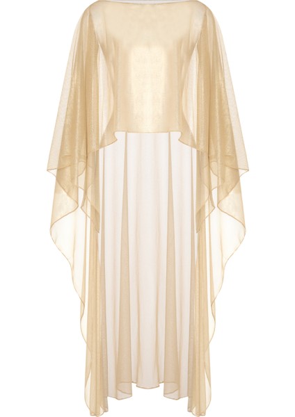 Gold Tül Kaftan