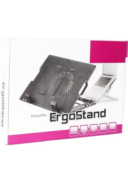 Al-Ns3 Işıklı Fanlı Standlı 17 Inç 5 Kademeli Notebook Soğutucu Stand indirimleri