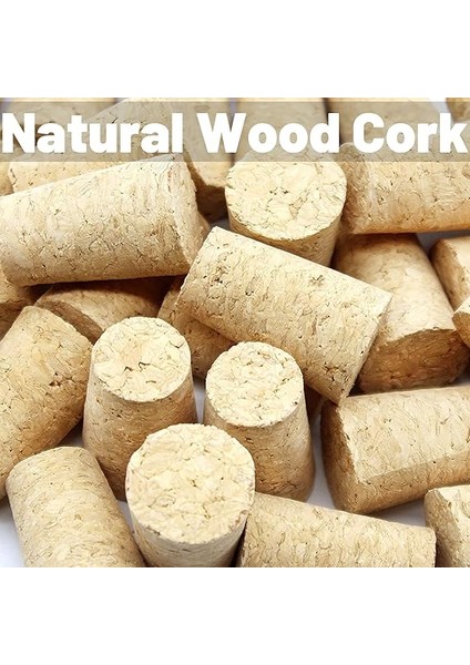 30'lu Paket Ahşap Mantar Tapaları Konik Boş Şarap Mantarları Şarap Bira Tıpaları Sızdırmaz Doğal Ahşap Mantar Değiştirme Şarap Şişeleri, Bira Şişeleri, Likör Şişeleri Mantar El Sanatları (2,2x1,7x3,5 Cm) modelleri