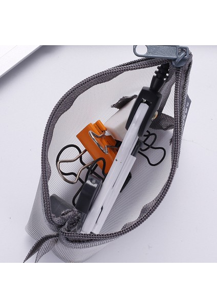 He Chooses D015 Naylon Fileli Madeni Para Kesesi Anahtarlar Kartlar Fermuarlı Saklama Çantası - Mavi (Yurt Dışından) modelleri