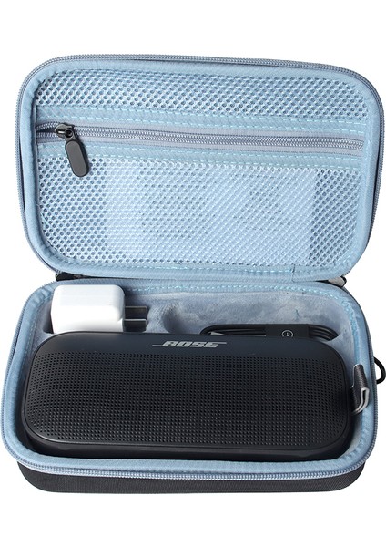 Bose Soundlink Flex Gen 2 / Flex Darbeye Dalı Saklama Kutusu Toz Geçirmez Aşınmaya Dalı Hoparlör Saklama Çantası Omuz Askılı - Siyah / Mavi (Yurt Dışından) indirimleri