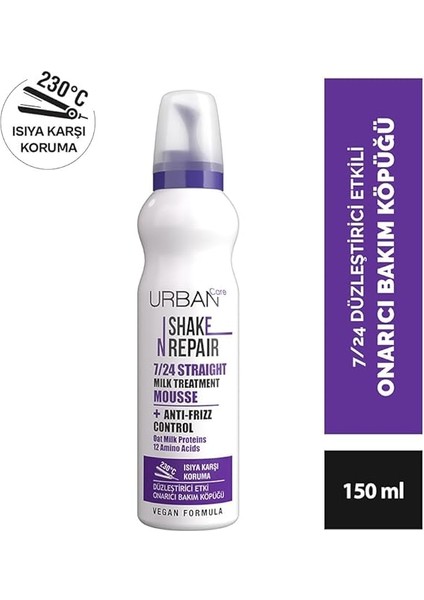 Care Shake N Repair 7/24 Düzleştirici Etkili Saç Bakım Köpüğü, 150 Mililitre, Vegan fiyatları