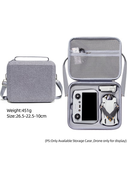 Djı Mini 3 Pro Taşınabilir Taşıma Çantası Rc Drone Kontrol Cihazı Darbeye Dalı Saklama Çantası Çizilmez Omuz Çantası (Yurt Dışından)