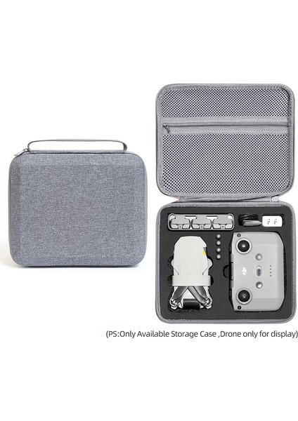 Djı Mini 2 / Mini 2 Se Combo Drone ve Aksesuarları Saklama Çantası Taşınabilir Darbeye Dalı Taşıma Çantası El Çantası - Gri / Siyah Astar (Yurt Dışından)