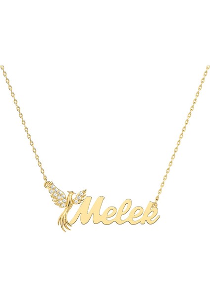 Isimli Anka Kuşu Altın Kaplama Gümüş Kolye fırsatları