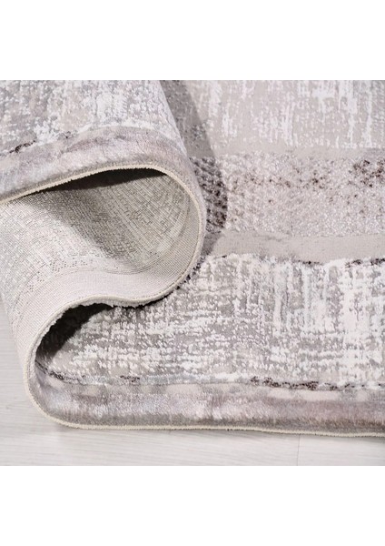 Bonillo Çerçeveli Gri Polipropilen ve Polyester Makine Halısı fırsatları