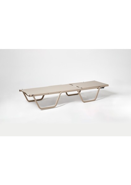 Asos Alüminyum Fileli Şezlong + Sehpa - Kum Rengi fiyatları