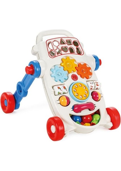 Happy Ilk Adım Arabası Mavi