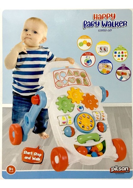 Happy Ilk Adım Arabası Mavi indirimleri