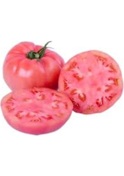 100 Adet Tohum Nadir Dev Pembe Köy Domates Tohum Kaliteli Doğal Kelle Domates