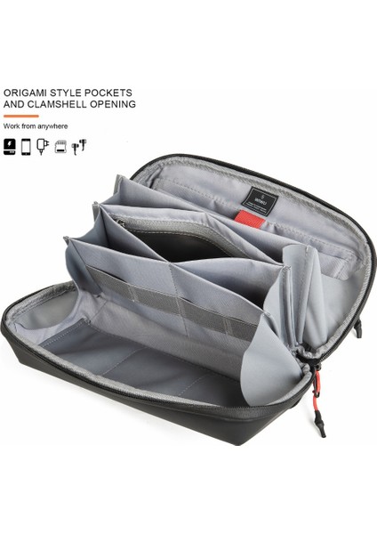 Wıwu Warriors Tech Pouch x Pro Düzenleyici Naylon Saklama Çantası Veri Kablosu ve Şarj Cihazı Için (Yurt Dışından) modelleri