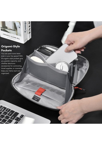 Wıwu Warriors Tech Pouch x Pro Düzenleyici Naylon Saklama Çantası Veri Kablosu ve Şarj Cihazı Için (Yurt Dışından) indirimleri
