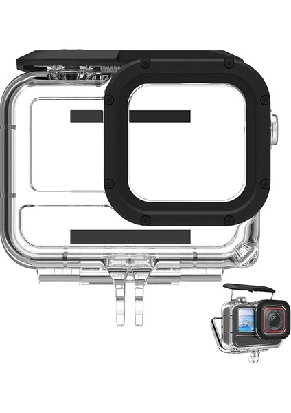 Su Geçirmez Kılıf INSTA360 Ace Pro Sualtı Dalış Durumda Konut Kabuk Destekler 45 M/148FT Derin Dalış Tüplü Şnorkel Braketi ile Vida